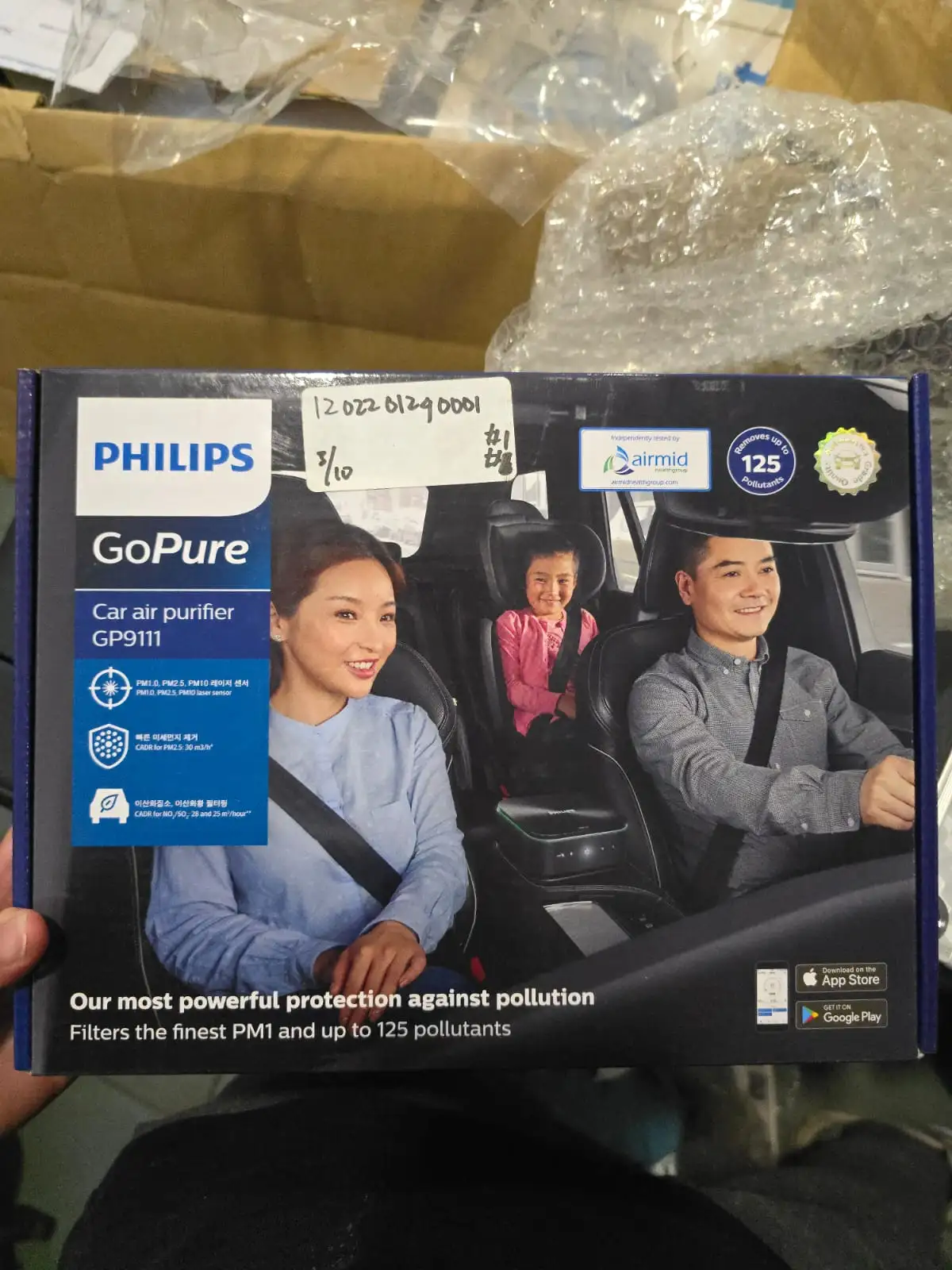 Car Air Purifier GP 9111 merk Philips Go Pure @ 19 pcs