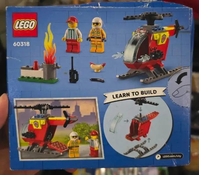 City Fire Helicopter 60318 + Lego City @ 1 pcs