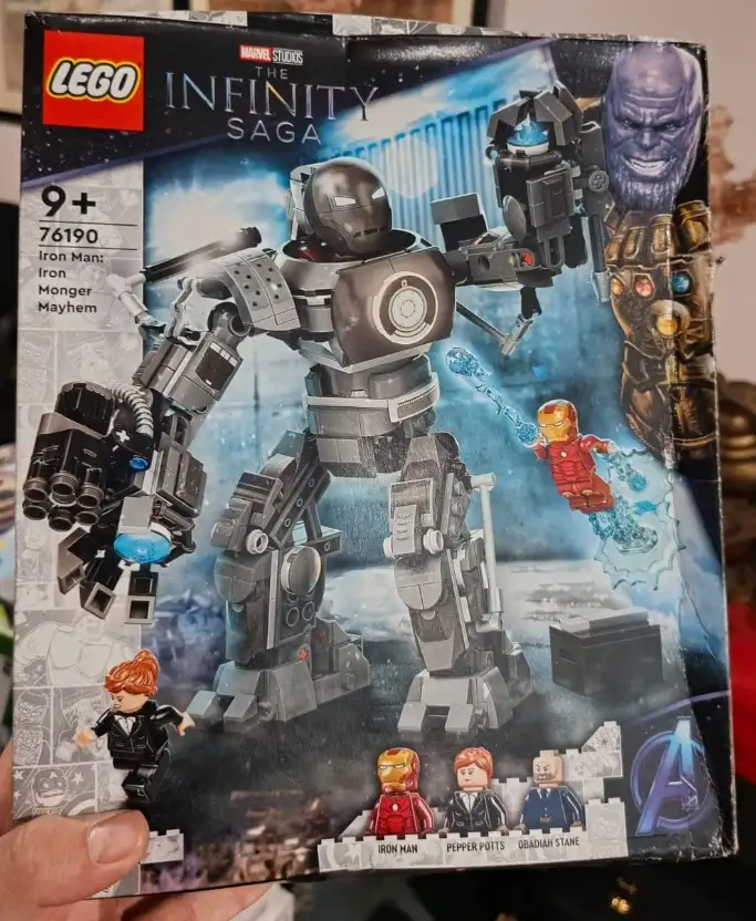 Marvel Iron Man: Iron Monger Mayher 76190 + Lego Marvel @ 1 pcs